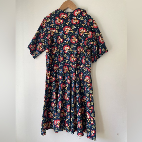 60s era handmade dress 5-6T - Picture 2 of 6